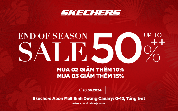 🔥 SKECHERS DEAL CHỒNG DEAL, MUA THÊM GIẢM ĐẬM🔥