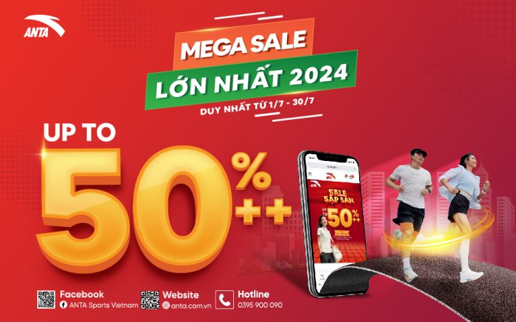 ANTA | MEGA SALE LỚN NHẤT 2024 – VỢT ĐÃ TAY ITEM GIẢM CHẠM ĐÁY 50%++