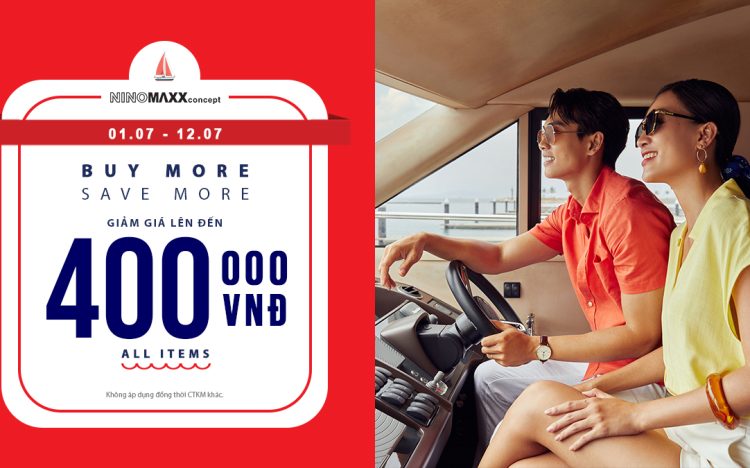 NINOMAXX - SIÊU ƯU ĐÃI GIẢM LÊN ĐẾN 400K TẤT CẢ SẢN PHẨM